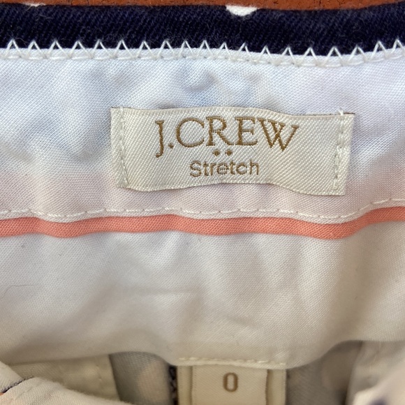 JCrew size 0 navy chino shorts with heart pattern - Picture 4 of 4